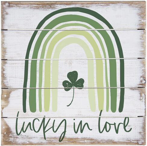 Simply Said, INC Perfect Pallet Petites 8" Wood Sign - Every Day is a Good Day to be Irish - Saint Patrick's Day Décor PET21148 in Saudi Arabia