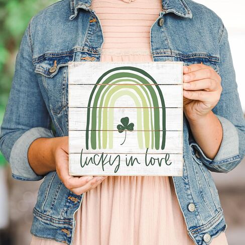 Simply Said, INC Perfect Pallet Petites 8" Wood Sign - Every Day is a Good Day to be Irish - Saint Patrick's Day Décor PET21148 in Saudi Arabia
