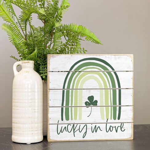 Simply Said, INC Perfect Pallet Petites 8" Wood Sign - Every Day is a Good Day to be Irish - Saint Patrick's Day Décor PET21148 in Saudi Arabia