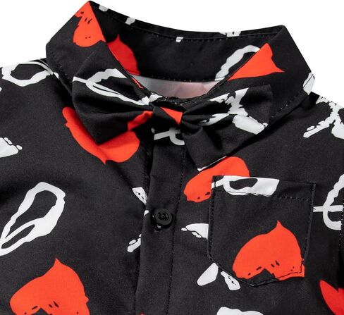 yruiz baby boy button down down down bodysuituit gettlemen outfit festival short serpers rompers in Kuwait