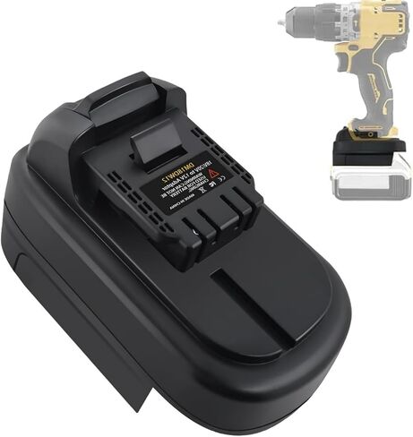 Step Down Adapter for Dewalt 20V to 12V/14.4V, DM20DC12 Adapter Converter for Dewolt 20V Battery to for 12V/14.4V NiCD NiMh Power Tools(No Battery) in Saudi Arabia