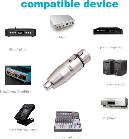 HUALUE 3Pin XLR Male to 5Pin XLR Female Audio DMX Adapter, DMX Stage Light Convertor, 5Pin Female XLR to 3Pin Male XLR Audio Connector for Microphone DMX-2Pack in Saudi Arabia
