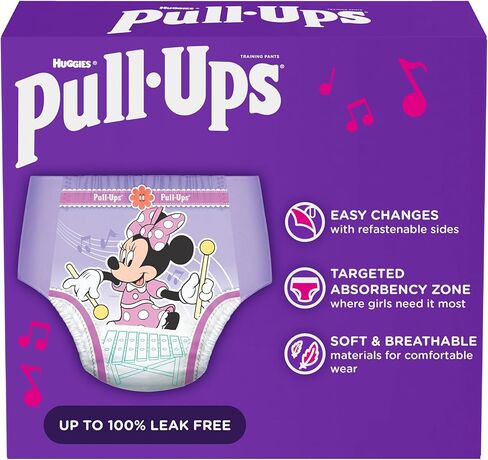 Pull-Ups Girls' Training Pants Day & Night Bundle: 192 Count, Size 2T-3T, 164 Pieces (4 Packs of 31 Day & 68 Night) in Saudi Arabia