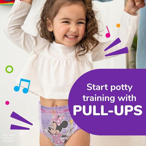 Pull-Ups Girls' Training Pants Day & Night Bundle: 192 Count, Size 2T-3T, 164 Pieces (4 Packs of 31 Day & 68 Night) in Saudi Arabia