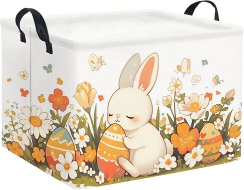 Rectangular Kids Storage Basket Baby Storage Basket with Handles for Home Kitchen Boys and Girls Cute Toy Storage Bin Organizer Shelf Book Room Decor(Purple Butterfly) in Kuwait