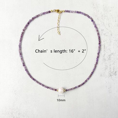 Black Spinel Necklace, Black Necklace for Women, Freshwater Pearl Necklace for Handmade Jewelry, Black Crystal Necklace for Goth Accessories in Kuwait