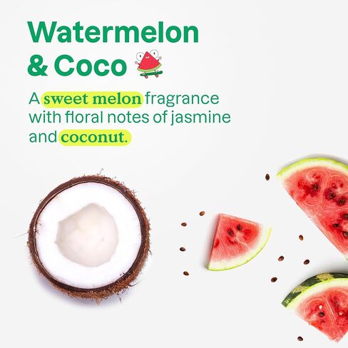 ATTITUDE Natural Conditioner for Kids, Hypoallergenic, Vegan, Plant- and Mineral-Based, Vegan and Cruelty-free, Watermelon & Coco, 8 Fl Oz in Saudi Arabia