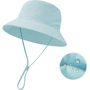 Baby Sun Hat Adjustable Toddler Bucket Hat UPF 50+ for Beach, Swim, Fishing, Camping 0-6 Years Boys Girls
