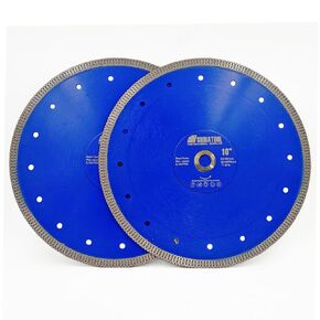 SHDIATOOL 10-Inch Diamond Saw Blade Cutting Disc for Porcelain Tile Ceramic Granite Marble Brick 250mm (2-Pack)