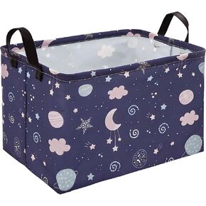 Rec Toy Box Chest Kids Hamper Storage Basket Collapsible Organizer Bin Gift Baskets for Home/Dorm/Kitchen/Pet/Office/Closet/Shelf