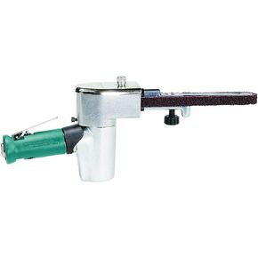Dynabrade (40335) Dynafile II Abrasive Belt Tool, For Non-Woven Nylon Belts | 0.5 hp 20,000 RPM Pneumatic Motor, 7 Degree Offset | For 1/4"-3/4" (6-19 mm) Wide x 18" (457 mm) Long Belts