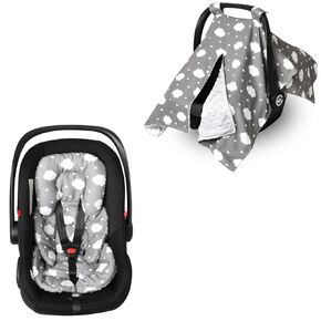 Car Seat Cover & Infant Carseat Insert，Coud