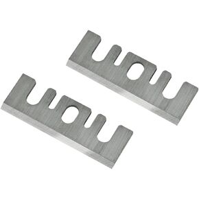 POWERTEC HSS 3-1/4" 82mm Electric Handheld Planer Knives | Replacement Planer Blade Set for Hitachi 324289 – Set of 2 (128330)