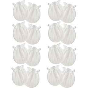 Newborn Baby Mittens No Scratch Cotton Elastic Wrist Gloves Infant Toddler Mittens for Baby Boy Girl 0-6 Months