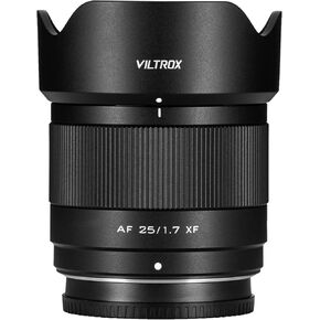 VILTROX 25mm F1.7 XF, 25mm F/1.7 APS-C Auto Focus Lens for Fujifilm X-Mount Cameras,Large Aperture Camera Lens for Fuji Cameras
