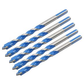 Piutouyar 5 PCs 8mm Masonry Drill Bits ، 0.31 "بتات حفر كربيد محددة للخرسانة ، البلاط ، الزجاج ، السيراميك ، الطوب ، الخشب