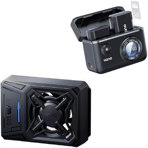 llano NP-FZ100 Dual Battery Charger Set and Camera Cooling Fan with Type-C Charging Port