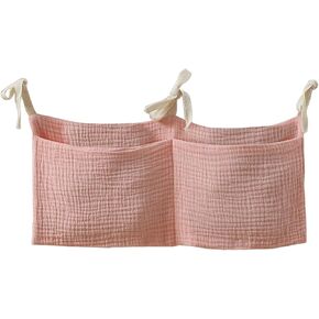 Bedside Hanging Bags Milk Bottle Bib-Storage Bag Crib Organizer Baby Nappy Dormitory Bunk Organizing Bag Nappy-bags, little bear