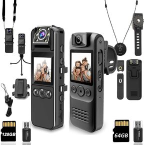 Bundle 1080p 128G BodyCam + 1080p 64G BodyCam