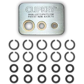 1/2" Snap Rings & O-rings for cordless & air impact wrenches including IR, CP & all major brands. Includes the ClipKey, Snap Ring Installation Tool (5 snap rings & 5 o-rings)