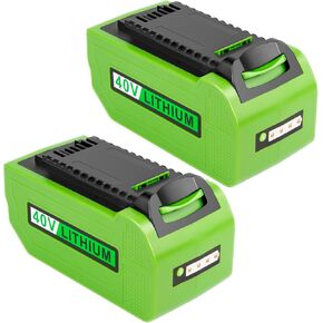 29472 6.0Ah 40V Replacement for Greenworks 40v Battery 29462 29252 20202 22262 25312 25322 20642 22272 27062 21242 GreenWorks G-MAX Cordless Power Tools Battery (NOT Fit Gen 1)