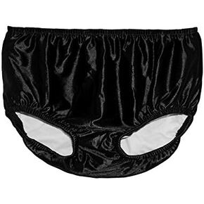 My Pool Pal Adult Swim Diapers - Reusable Diaper for Swimming - (S-Waist: 26-36"; Leg: 17-23", Black)