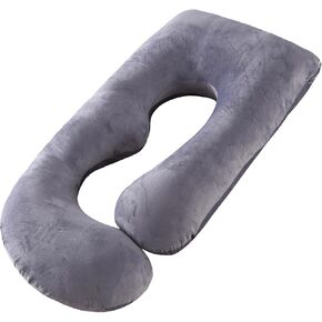Momcozy Maternity Pillow, Grey, 57inchs