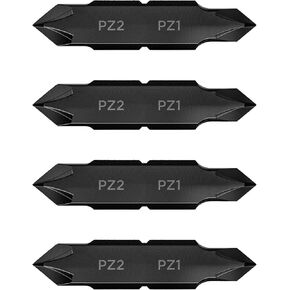 Galvanox Pozi #2 - #1 Double Sided Screwdriver Replacement Bits for Leatherman Multi-tools (4 Pack)