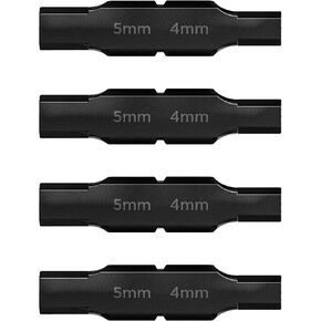 Galvanox Hex 5mm - 4mm Double Sided Screwdriver Replacement Bits for Leatherman Multi-tools (4 Pack)