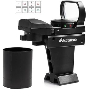 Astromania Flexible Dew Shield from 148-167mm Diameter - Bundle with - Finder Deluxe Telescope Reflex Sight