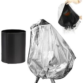 Astromania Flexible Dew Shield from 100-123mm Diameter - Bundle with - Protective Telescope Cover, 23.8"