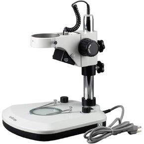AmScope TS130-LED New Microscope Table Stand with Top & Bottom LED Lights