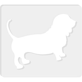 Dog Router Templates, Acrylic Templates for Woodworking, 5mm Thick Router Inlay Template, Router Jig Woodworking Craft Tracing Guide Tool