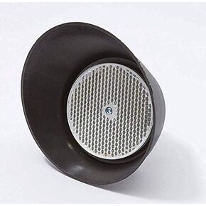 Reflector for Safety Beam for Gate Opener & Garage Door Safet 3 in. with Protective Reflector Hood for Rain and Snow