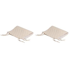 American Baby Company Waterproof Quilted Sheet Saver Changing Pad Liner Made with Organic Cotton Top Layer, Natural Color (Pack of 2)