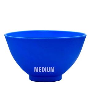 Autoclavable Dark Blue Silicone Flexible Dental Mixing Bowl, Mixing Plasters- Medium 4.25" (d) x 2.25" (h) 350 ml/cc