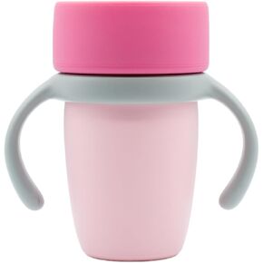 Weesprout Cup Training Cup - Silicone Sippy Cup مع مقابض قابلة للإزالة للفطام من الزجاجة - أكواب طفل مقاوم للانتقال الانتقالية - تصميم لا تتجه (السماء/اللون الأخضر/الرمادي الفاتح) in Kuwait
