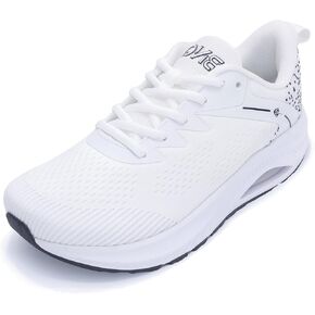 MAFEKE Women's Wide Toe Box Walking Shoes for Plantar Fasciitis, Arch Support Orthotic Wide Width Athletic Air Tennis Running Sneakers for Woman US Size 6-11