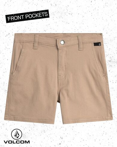 Volcom Toddler Boy Shorts Set - 2 Piece Short Sleeve Button Down Dress Shirts and Twill Shorts - Toddler Boys Summer Outfits in Kuwait