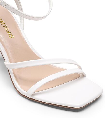 DREAM PAIRS Women’s High Stilettos Heels Open Toe Square Sandals Ankle Strap Pumps Sexy Comfort Strappy Dress Shoes Party Wedding Heeled Sandals in Saudi Arabia