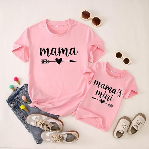 Modntoga Mommy وأنا متطابقة الزي عيد الأم ماما قميص ميني أمي أمي طفل كيوبيد الحب القميص تي شيرت تي شيرت تي شيرت تي شيرت تي شيرت تي شيرت تي شيرت in Kuwait