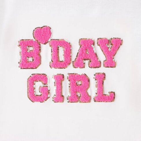Birthday Girl Shirt Toddler 2nd 3rd 4th 5th 6th Bday Girl T-Shirt Embroidery Birthday Party Short Sleeve Tee Top 2-6Y in Kuwait