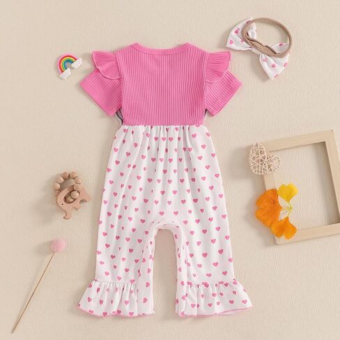 طفلة صيف الزي كرتون حيوانات بقرة قصيرة الأكمام من قطعة واحدة رومبير in Kuwait