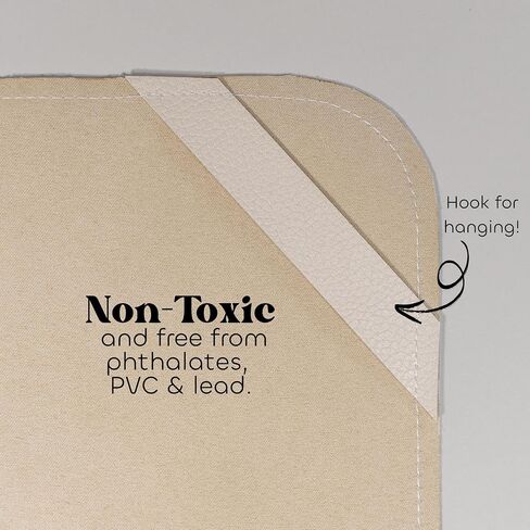 Vegan Leather Changing Mat with Reusable Waterproof Wet Bag - Non-Toxic, Portable Diaper Pad That Folds and Wipes Clean (16 x 30 Inches) (Floral) in Kuwait