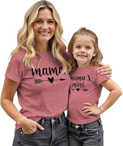Modntoga Mommy وأنا متطابقة الزي عيد الأم ماما قميص ميني أمي أمي طفل كيوبيد الحب القميص تي شيرت تي شيرت تي شيرت تي شيرت تي شيرت تي شيرت تي شيرت in Kuwait