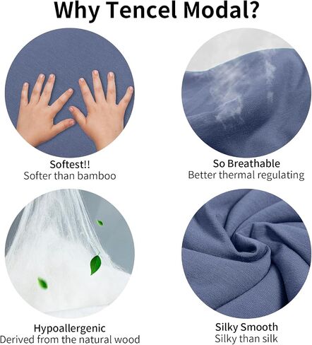 BubblePanda Modal Sleep Sack 6-12 Months 1.0 Tog Super Soft Toddler Sleep Sack for Babies 2-Way Zipper Baby Wearable Blanket in Saudi Arabia