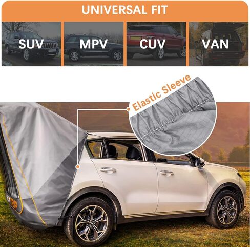 خيمة HEYTRIP SUV للتخييم مع أقطاب تصميم باب مزدوج خيمة تخييم SUV مقاومة للماء خيمة تخييم للسيارة للأزواج أو العائلة in Kuwait