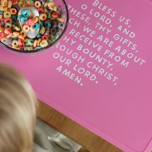 Be A Heart Silicone Placemats for Kids and Toddlers, BPA-Free Non-Slip Baby Placemat, Baby Baptism Gift (Sage Green) in Saudi Arabia