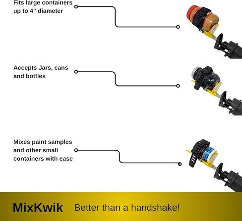 Paint Shaker 2.0 - Can Universal Spray يمكن أن يرسم الخلاط للمناشير المتبادلة - يعلق العلب من 2 "إلى 4". صنع في الولايات المتحدة in Kuwait