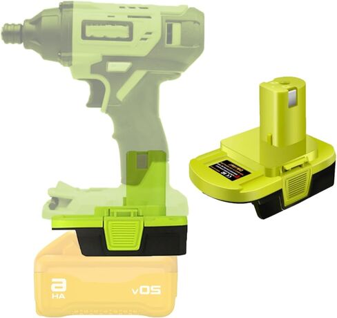 For DeWalt Battery Adapter, Convert for DeWalt 20V 60V Lithium Battery to Work for Other Cordless Power Tools (for dewalt battery to for Makita Tool) in Kuwait